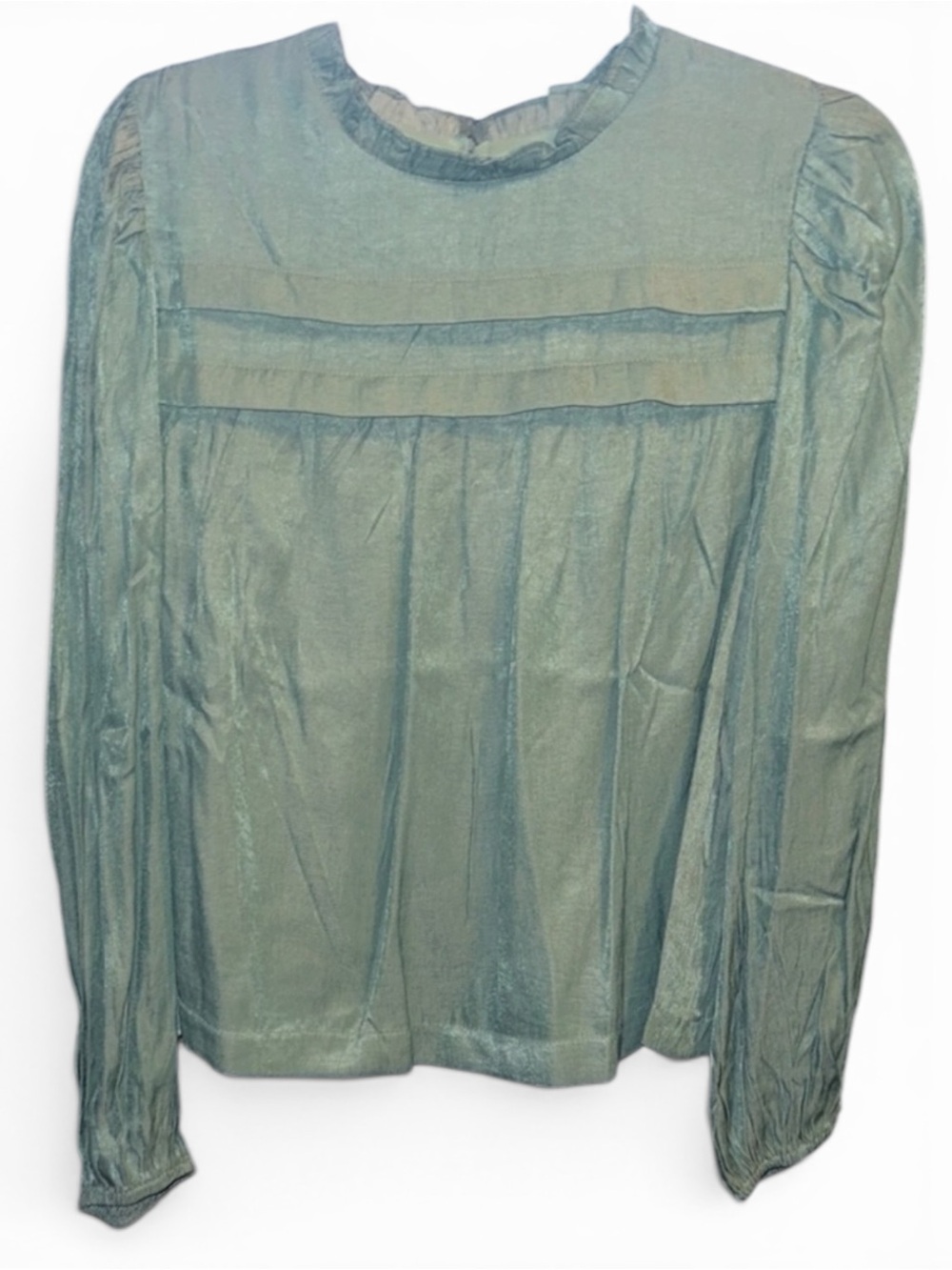 &merci Lg NWT Elegant Teal Women's Blouse